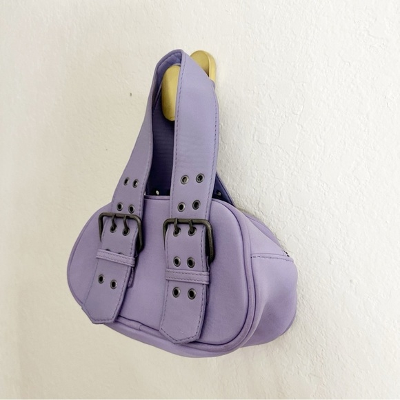 New Free People leather Say Yes Bag lavender - Picture 7 of 8